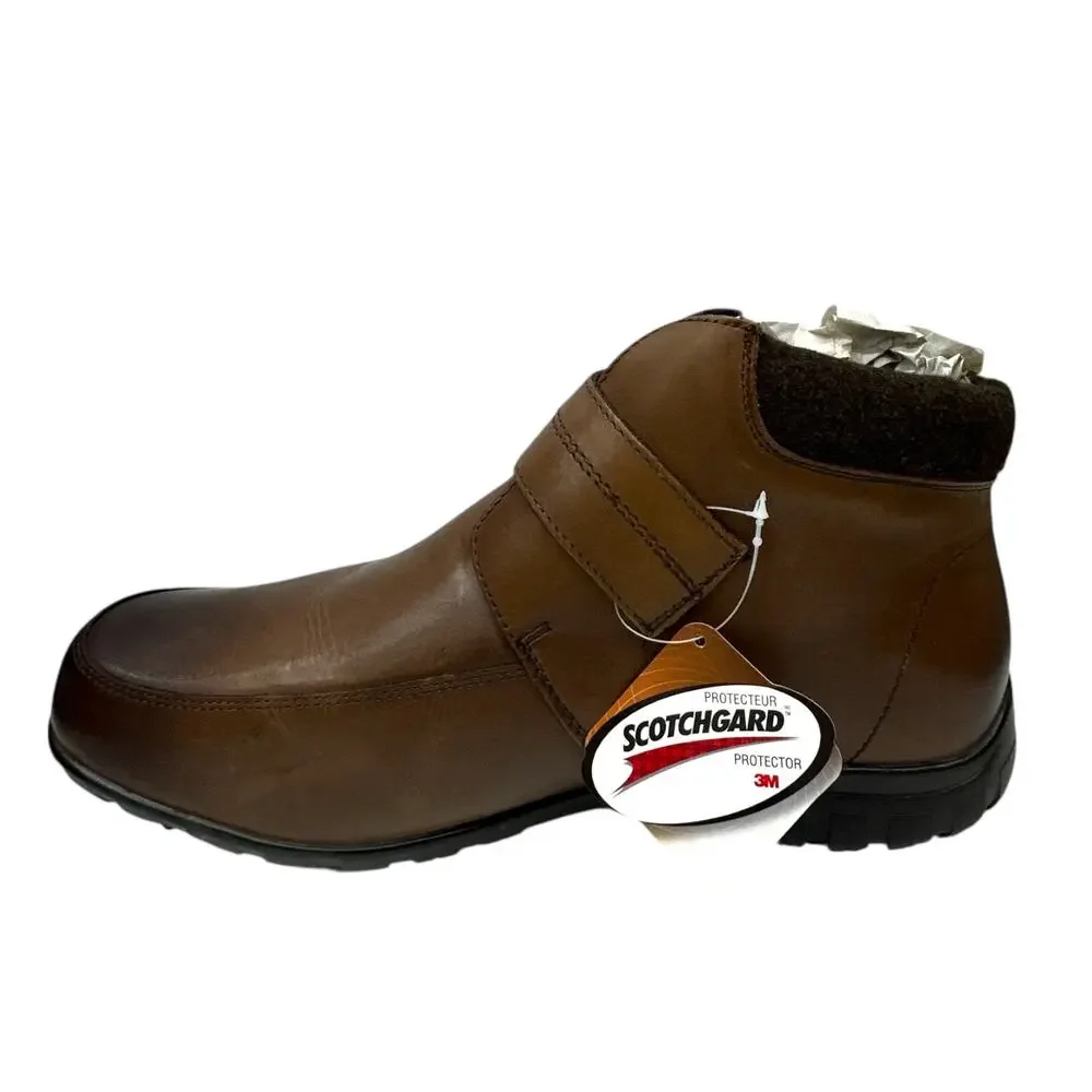Propet Brown Delaney Water Resistant Leather Ankle Boots Women's size 11 XX Wide